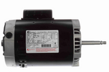 Century B625 three quarter HP threaded shaft booster pump motor, side view