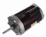 Century B625 booster pump motor, top view showing the nameplate