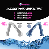 Global Pool Products Bad Axe X7 pool slide in Silver Quartz, product view 10