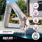 Global Pool Products Bad Axe X7 pool slide in Silver Quartz, product view 5