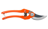 Bahco P121-20-F, Hand Pruner, 8-Inch w/ Pressed Steel Handle and Angled Cutting Head