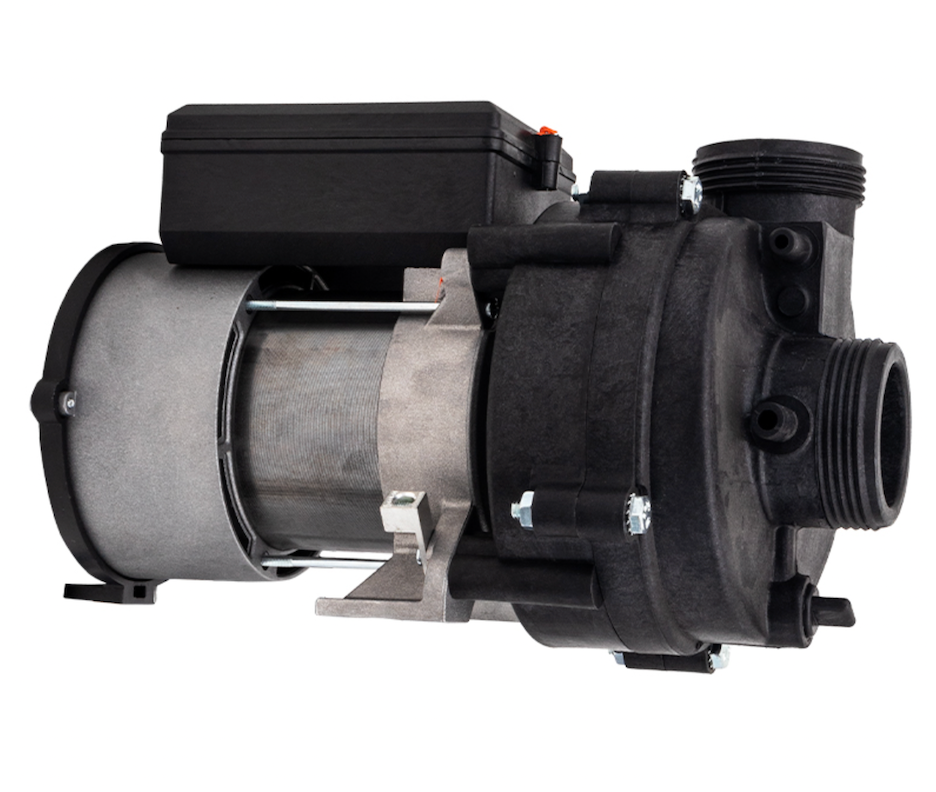 Balboa 1070021 spa circulation pump, side view