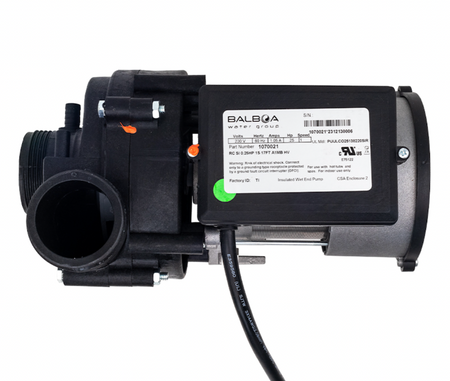 Balboa 1070021 circulation pump, wet end and unions