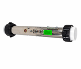 Balboa Therm Products C2400-C333-01 flow thru heater, view showing the terminal end