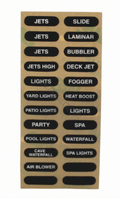 Pentair 522082 new style iS4 label kit for IntelliTouch automation systems