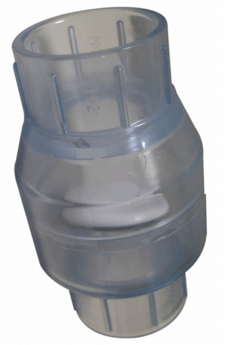 CMP Hydroseal 2 inch clear swing check valve, part 25062-209-000