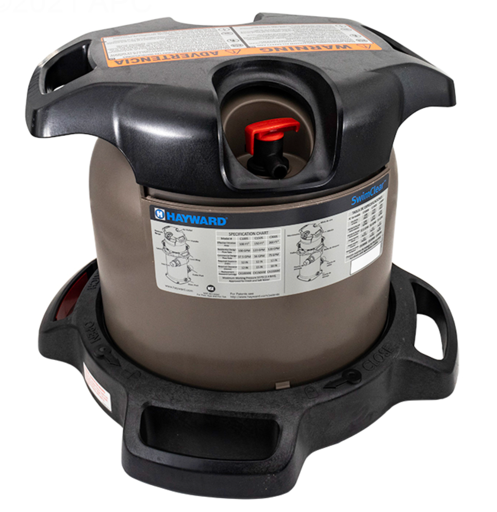 Hayward CX150B filter head assembly, rear view