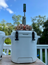 ColdBreak ColdOne portable kegerator, side view