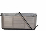 Cover Valet Cover Rock-It spa cover lifter fitted to a hot tub, second view