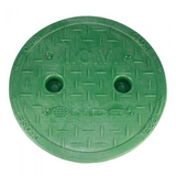 NDS D109-GL, 6" Green Overlapping ICV Cover
