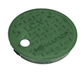 NDS D109-GL, 6" Green Overlapping ICV Cover