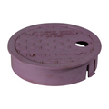 NDS D109-PL, 6" Overlapping Rec Cover Purple