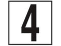NPT Depth Marker 5" Frost proof tile | 4 Non-Skid | 5DMAF4