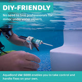 Aquabond UW-5000 underwater repair compound cartridge detail