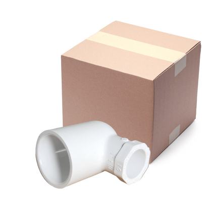 Dura 1 x 1/2-Inch 90-Degree Reducing Elbow, Slip x Fipt, Box of 100