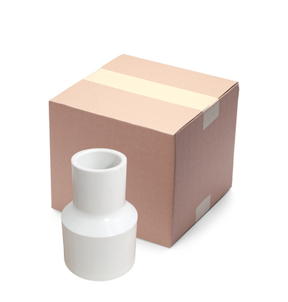 Dura 3/4 x 1/2-Inch Reducer Coupling, Slip x Slip, Box of 100