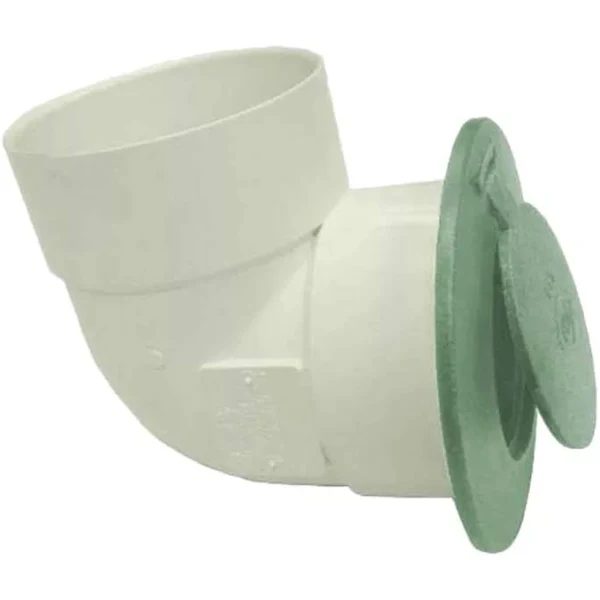 Dura 34-3EL, Drain Emitter with 3" 90° Slip x Slip Elbow