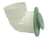 Dura 34-4EL, Drain Emitter with 4" 90° Slip x Slip Elbow