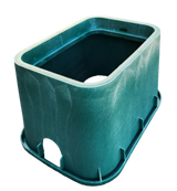 Dura 121, Rectangular Valve Box, Green with Green Lid