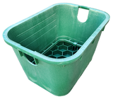 Dura 121, Rectangular Valve Box, Green with Green Lid