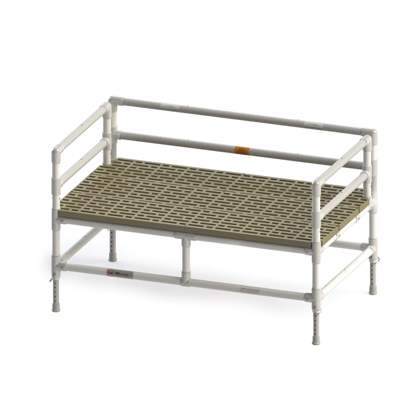 Aqua Creek F-250TTP swim platform deck surface detail