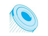 SuperPro FC-1977 cartridge for the Pentair Clean and Clear Plus 420, end cap view