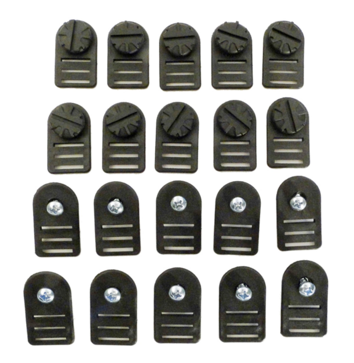 Feherguard Tube & Blanket Black Fastener | Set of 10 | FG-PFS
