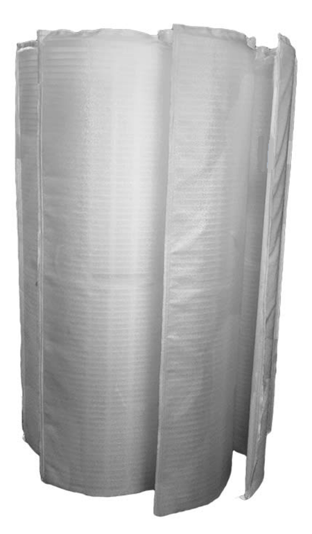 Complete 72 square foot DE filter grid set, eight grids assembled