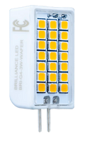 Brilliance LED Rectangle G4 Bi-Pin Wafer 2700K 3W