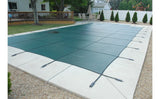 GLI Mesh Safety Cover for 20 x 40 ft Rectangle Pools, Green, 4 x 8 ft CES, SC-2040RE-MG-CE48-N