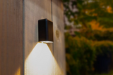 Brilliance Guadalupe Wall Light Blackened Brass W/Integrated 210Lm, 3000K, 90Deg, 8-15Vac, Ip65