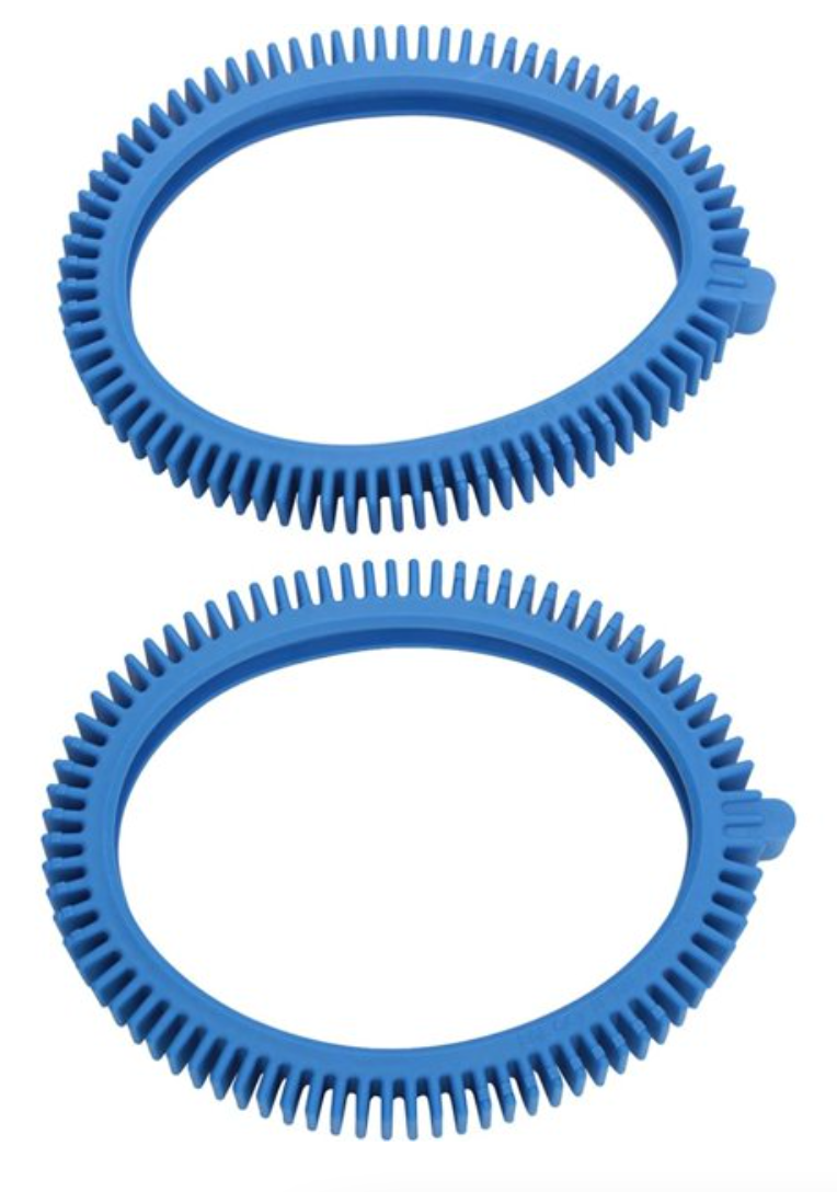 Hayward PVXS11PK2-234 metallic blue Super Hump wheel tread for AquaNaut cleaners