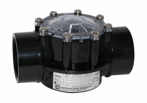 Hayward PSCV2S2 2 in by 2.5 in black CPVC check valve