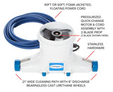 Hammerhead HH1310 21 in. vacuum head with motor and propeller