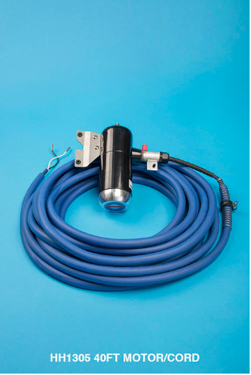 Hammerhead HH1305 replacement vacuum motor with 40 ft cord, alternate view