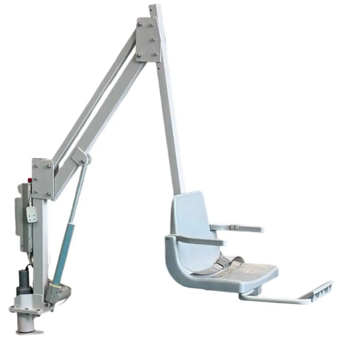 Global Pool Products Home Series HR-350 HR350NA rotational pool lift with standard seat, shown without an anchor