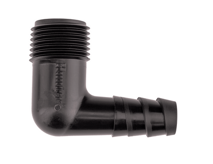 Hunter ½" Male x Insert Spiral Barb Elbow (HSBE-050)