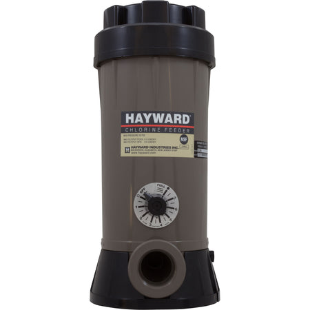 Hayward CL200EF in-line chlorinator, front view