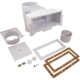 Hayward SP10851OM complete skimmer, contents of the box laid out