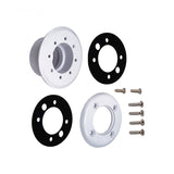 Hayward SP1411 inlet and outlet fitting with face plate, product view