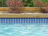 NPT LC-4141 Luciana Electric Blue porcelain mosaic, detail view