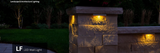 FX Luminaire LF1LEDWBZ, Bronze 1LED Warm LF Wall Light