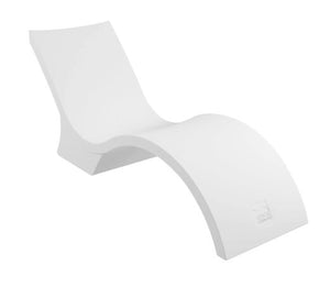 Ledge Lounger Signature Collection Chaise Deep White | LL-SG-CD-W