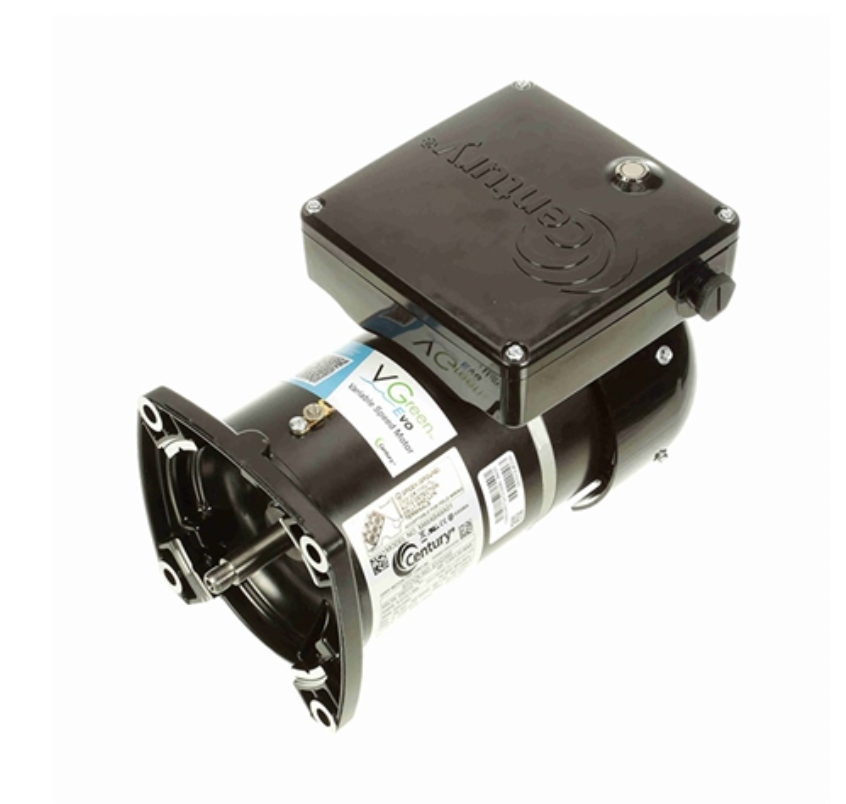 Century EVQ225 VGreen Evo 2.25 THP variable speed square flange pool pump motor