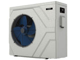 Moov MI650 inverter pool heat pump, control panel and top view