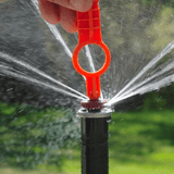 Hunter MP-1000-HT-90, MP Rotator Nozzle, 8' to 15' radius, 90° to 210° adjustable arc, male thread, maroon