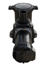 Hayward TriStar XE pool pump, rear view showing the control pad and wiring compartment
