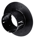 NDS Black Locking Outlet Adapter for Catch Basin Drain and 3" and 4" Drain Pipes