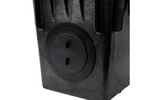 NDS 6" Black Outlet Plug for Catch Basin Drain (plug only)