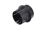 NDS 1241, Black Adapter Connects Pop-Up Drainage Emitter with Elbow to 3" & 4" Drain Pipes